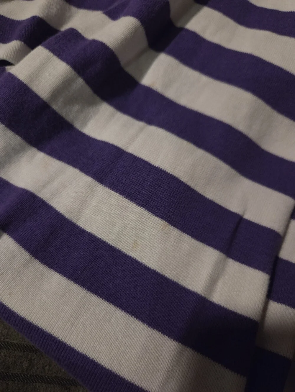 Hanna Anderson Purple Stripe Long Sleeve Pajamas 5/6